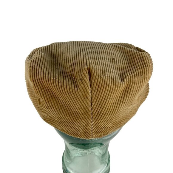 Vintage United Hatters Corduroy Cabbie Hat Newsboy - Picture 4 of 7